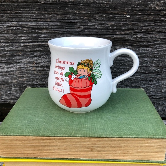 Herself the Elf 1984 coffee mug Christmas cup 1980s kid 80s retro pixie cute💚❤️ - Picture 1 of 11